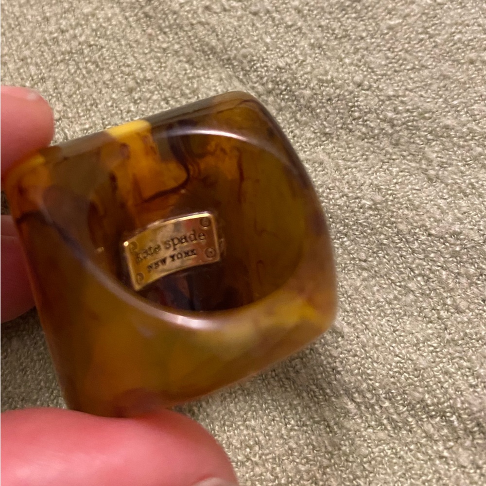 Kate Spade resin station necklace and ring - Picture 6 of 7